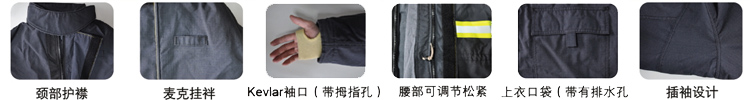 消防戰斗服細節 消防戰斗服細節